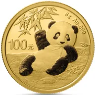 8 Gramm Goldmünze China Panda 2020