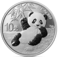 30 Gramm Silbermünze China Panda 2020