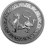 1 Unze Silbermünze Niue Celestial Animals - Tiger 2019
