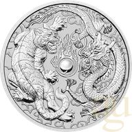 10 Unzen Silbermünze Australien Drache & Tiger 2020