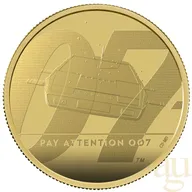 2 Unzen Goldmünze Großbritannien James Bond 007 Pay Attention - 2020 polierte Platte