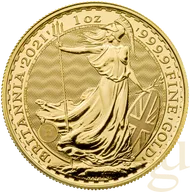 1 Unze Goldmünze Britannia 2021
