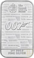 31,1g Silberbarren The Royal Mint - James Bond 007 - No Time To Die