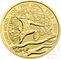 1 Unze Goldmünze Myths and Legends - Robin Hood 2021