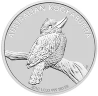 1 Kilogramm Silbermünze Australien Kookaburra 2010