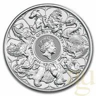 2 Unzen Silbermünze Queens Beasts Completer Coin 2021