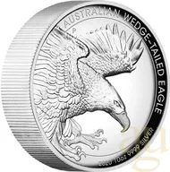 10 Unzen Silbermünze Australien Wedge Tailed Eagle 2020 High Relief - polierte Platte