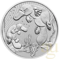 2 Unzen Silbermünze Australien Next Generation -  Piedfort Platypus 2021