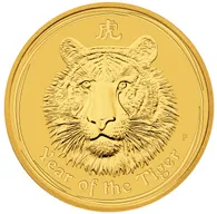 1/10 Unze Goldmünze Australien Lunar II Tiger 2010