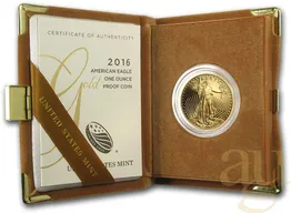 1 Unze Goldmünze American Eagle 2016 - polierte Platte