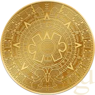1 Unze Goldmünze Samoa Aztekenkalender 2021
