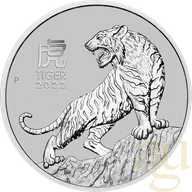 1 Unze Platinmünze Australien Lunar III Tiger 2022