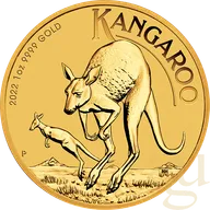 1 Unze Goldmünze Australien Känguru 2022