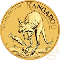 1/4 Unze Goldmünze Australien Känguru 2022