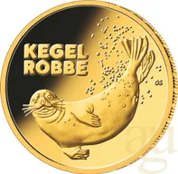 20 Euro Goldmünze Rückkehr der Wildtiere - Kegelrobbe 2022 (A)
