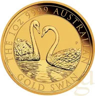 1 Unze Goldmünze Australien Schwan 2022