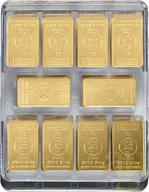250 x 1 Gramm Goldbarren Heimerle + Meule UnityBox