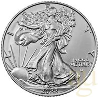 1 Unze Silbermünze American Eagle 2022