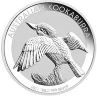 1 Kilogramm Silbermünze Australien Kookaburra 2011