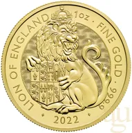 1 Unze Goldmünze Tudor Beasts Lion 2022