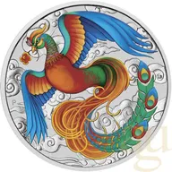 1 Unze Silbermünze Australien Chinese Myths and Legends Phönix 2022 - coloriert