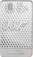 10 Unzen Silberbarren The Royal Mint - James Bond 007 - Diamonds Are Forever