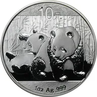 1 Unze Silbermünze China Panda 2010