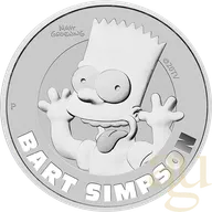 1 Unze Silbermünze Tuvalu Bart Simpson 2022