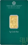 5 Gramm Goldbarren The Royal Mint - Merry Christmas
