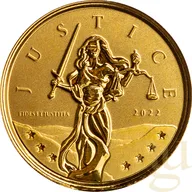 1/10 Unze Goldmünze Gibraltar Lady Justice 2026
