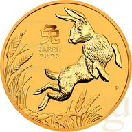 1/10 Unze Goldmünze Australien Lunar III Hase 2023