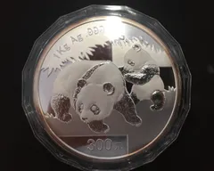 1 Kilogramm Silbermünze China Panda 2008 proof