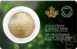 1 Unze Goldmünze Maple Leaf 2022 - Meliadine Mine