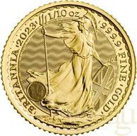 1/10 Unze Goldmünze Britannia 2023 - King Charles