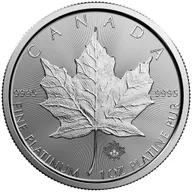 1 Unze Platinmünze Maple Leaf