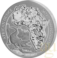 1 Unze Platinmünze Ruanda Nilkrokodil 2023