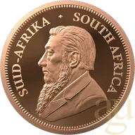 2 Unzen Goldmünze Krügerrand 2026 - polierte Platte