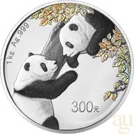1 Kilogramm Silbermünze China Panda 2023 proof