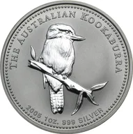 10 Unzen Silbermünze Australien Kookaburra 2005