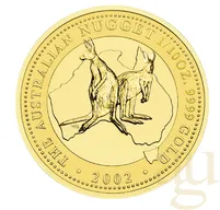 1/10 Unze Goldmünze Australien Känguru 2002
