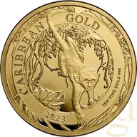1 Unze Goldmünze Barbados Green Monkey 2023
