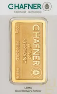 100 Gramm Goldbarren C. Hafner