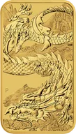 1 Unze Goldmünze Perth Mint - Rectangular Dragon 2023