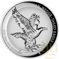10 Unzen Silbermünze Australien Wedge Tailed Eagle 2023 - Incused Coin