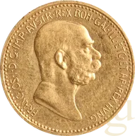 10 Kronen Goldmünze Österreich 1908 Originalstück