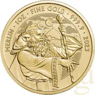 1 Unze Goldmünze Myths and Legends - Merlin 2023