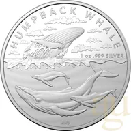 1 Unze Silbermünze Australien Antarctic Territory - Humpback Whale 2023