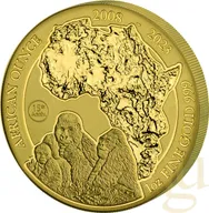 1 Unze Goldmünze Ruanda Berggorilla 2023 - 15 Jahre Jubiläum