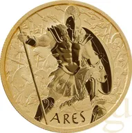 1 Unze Goldmünze Tuvalu - Gods of Olympus - Ares 2023