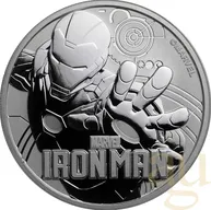 1 Unze Silbermünze Tuvalu - Iron Man 2018